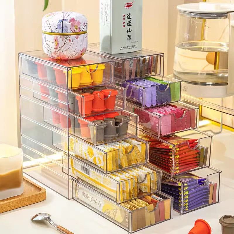 6-Drawer Clear Organizer – Keep Your Space Clean & Clutter-Free