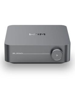 WiiM Amp Pro: Multiroom Streaming Amplifier | Compatible with Google Cast, Alexa | HDMI, Voice Control | Stream from Spotify, Amazon Music, Tidal & More - Dark Gray