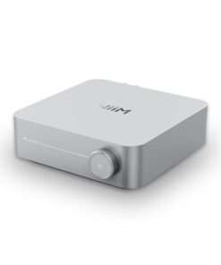 WiiM Amp: Multiroom Streaming Amplifier | Compatible with AirPlay, Google Cast, Alexa | HDMI, Voice Control | Stream from Spotify, Amazon Music, Tidal & More | Silver