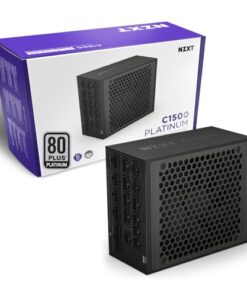 NZXT C1500 Platinum ATX 3.1 | Fully Modular Low-Noise PC Gaming Power Supply | 1500 Watts | 80 Plus Platinum| Dual 12V-2x6 Connectors | Zero Fan Mode | 100% Japanese Capacitors | Black