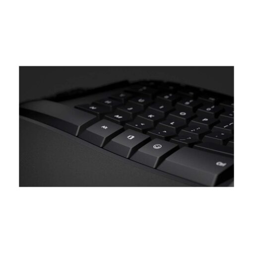 Microsoft LXM-00004 Wired Ergonomic Keyboard, Black - Image 4