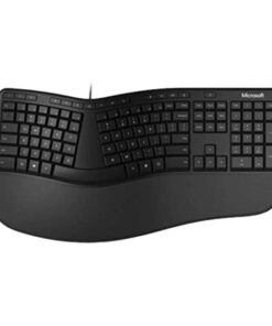Microsoft LXM-00004 Wired Ergonomic Keyboard, Black