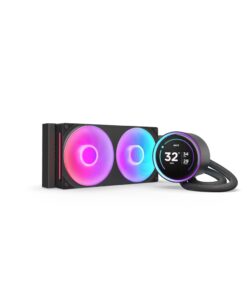 NZXT Kraken Elite 240 RGB 2024 - AIO CPU Liquid Cooler - 240mm Radiator - F240 RGB Core Fan - Customizable 2.72" IPS LCD - NZXT Turbine Pump - AMD® AM5, AM4 - Intel® LGA 1851/1700, 1200/115X - Black