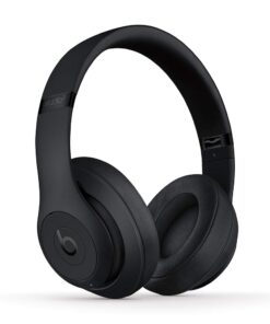 Beats Studio3 Wireless Noise Cancelling Over-Ear Headphones - Apple W1 Headphone Chip, Class 1 Bluetooth, 22 Hours of Listening Time, Built-in Microphone - Matte Black