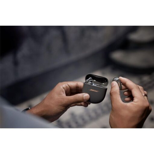 Bose QuietComfort Earbuds II, Wireless, Bluetooth, Proprietary Active Noise Cancelling Technology in-Ear Headphones with Personalized Noise Cancellation & Sound, Eclipse Grey - Limited Edition - Image 2