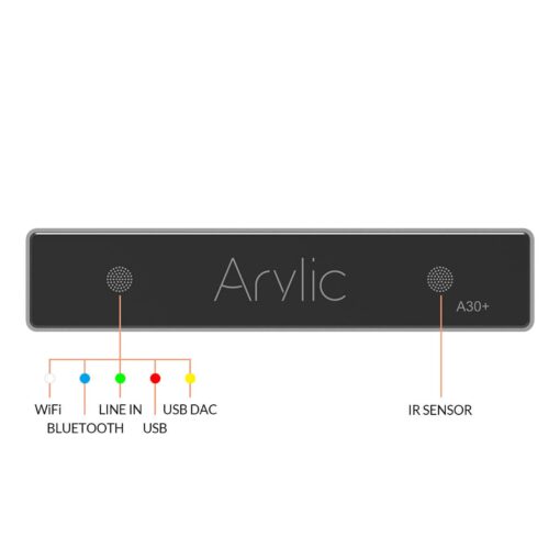 Arylic Stereo WiFi and Bluetooth 5.0, 2-Channel Class D Wireless Mini Home Amplifier for Speakers with spotify, airplay 1, Multi-Room/multizone Digital Audio Amp-Up2stream A30 + - Image 7