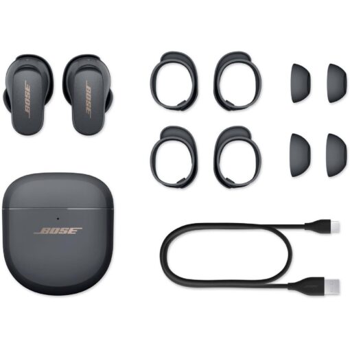 Bose QuietComfort Earbuds II, Wireless, Bluetooth, Proprietary Active Noise Cancelling Technology in-Ear Headphones with Personalized Noise Cancellation & Sound, Eclipse Grey - Limited Edition - Image 7