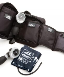 ADC 732-MCC Multikuf Model 732 4-Cuff EMT Kit with 804 Portable Palm Aneroid Sphygmomanometer, Small, Adult, Multi
