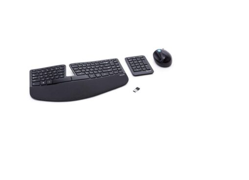 Microsoft Sculpt Ergonomic Desktop USB Port Keyboard and Mouse Combo (L5V-00003) - French Version