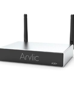 Arylic Stereo WiFi and Bluetooth 5.0, 2-Channel Class D Wireless Mini Home Amplifier for Speakers with spotify, airplay 1, Multi-Room/multizone Digital Audio Amp-Up2stream A30 +