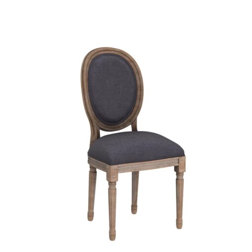 Virabit French Vintage Chairs Set of 2,Louis Farmhouse Dining Chairs with Solid Wood Frame and Tufted Fabric,Rubber Wood French Decor for Dining Room,Living Room, Kitchen,Restaurant - Image 6