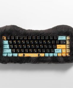 DRY STUDIO PETBRICK 65 2.4G Wireless Gaming Keyboard 65%, World's First Fluffy, Pettable Custom Mechanical Leaf Spring Keyboard, Switch Between Two Styles Any Time, Odd Eye
