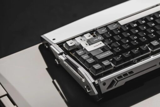 Black Diamond RT Hall Effect Magnetic Gaming Keyboard 75%, 0.04mm Accuracy, 8k Polling Rate, 0.25ms Latency, Leaf Spring Mount Mechanical Feel, Custom Fixed-Wall Magnetic Switch, Shadow Crimson - Image 8