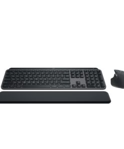 Logitech MX Keys S Combo - Performance Wireless Keyboard and Mouse with Palm Rest, Customizable Illumination, Fast Scrolling, Bluetooth, USB C, for Windows, Linux, Chrome, Mac
