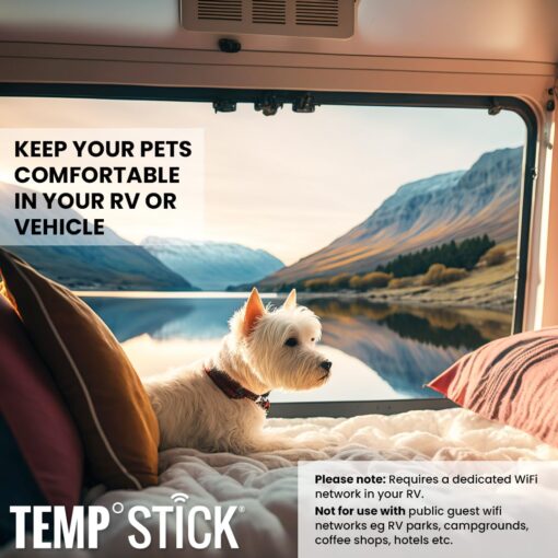 Temp Stick Remote WiFi Temperature & Humidity Sensor, Data Logger. No Subscription. 24/7 Monitor, Unlimited Text, App & Email Alerts. Made in America. Use with Alexa, IFTTT. Monitor Anywhere, Anytime - Image 7