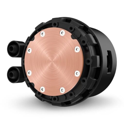 NZXT Kraken 240 RGB - RL-KR240-B1-240mm AIO CPU Liquid Cooler - Customizable 1.54" Square LCD Display for Images, Performance Metrics and More - 2 x F120 RGB Core Fans - Black - Image 7