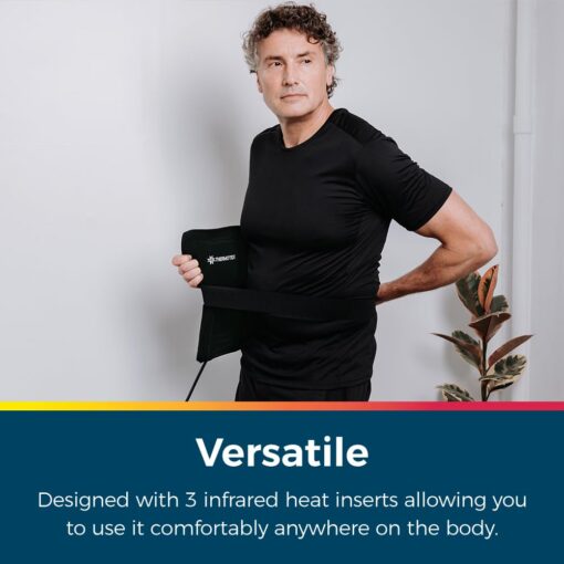 Thermotex–Far Infrared Premium Heating Pad – Platinum – Pain Relief – Warms and Relaxes Muscles – Large Size for Back, Shoulder, Arms and Legs – 17 in. x 13 in. - Image 6