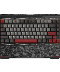 Black Diamond RT Hall Effect Magnetic Gaming Keyboard 75%, 0.04mm Accuracy, 8k Polling Rate, 0.25ms Latency, Leaf Spring Mount Mechanical Feel, Custom Fixed-Wall Magnetic Switch, Shadow Crimson
