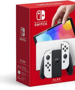 Nintendo Switch (OLED model) with White Joy-Con