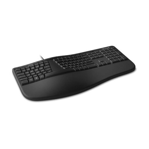 Microsoft LXM-00004 Wired Ergonomic Keyboard, Black - Image 2