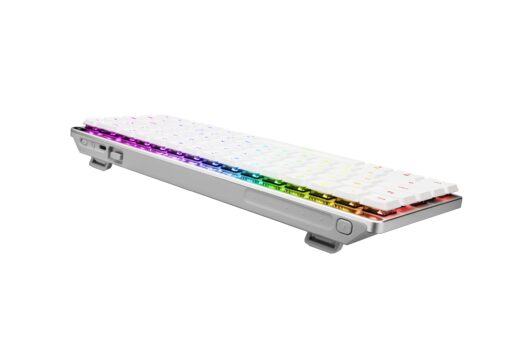 ASUS ROG Falchion RX Low Profile 65% Wireless Gaming Keyboard with ROG RX Red Low-Profile switches, tri-Mode Connection with ROG SpeedNova, Silicone dampening Foam, Touch Panel, and MacOS Support. - Image 6