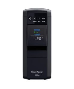 CyberPower CP850PFCLCD PFC Sinewave UPS System, 850VA/510W, 10 Outlets, AVR, Mini-Tower
