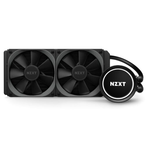 NZXT Kraken X53 240mm - RL-KRX53-01 - AIO RGB CPU Liquid Cooler - Rotating Infinity Mirror Design - Improved Pump-Powered By CAM V4-RGB Connector-Aer P 120mm Radiator Fans (2 Included), Black, X Gen 3 - Image 9