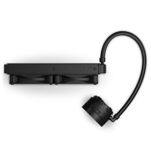 NZXT Kraken X53 240mm - RL-KRX53-01 - AIO RGB CPU Liquid Cooler - Rotating Infinity Mirror Design - Improved Pump-Powered By CAM V4-RGB Connector-Aer P 120mm Radiator Fans (2 Included), Black, X Gen 3 - Image 7
