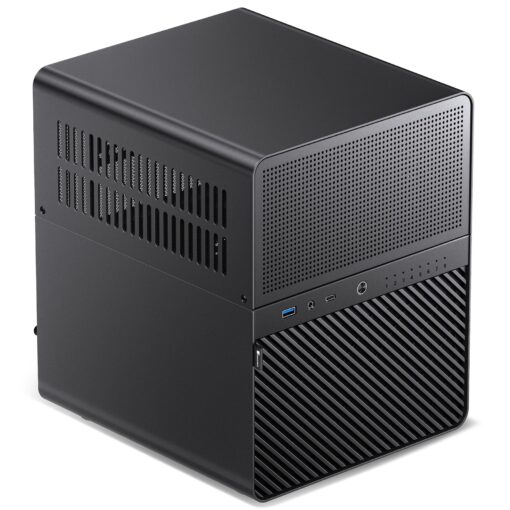 JONSBO N3 Mini-ITX NAS PC Chassis, ITX Computer Case, 8HHD+1-SSDD isk Bays NAS Mini Aluminum with Steel Plate Case, Built-in 2x10cm Fan, Power Support: SFX105mm, Support 130mm CPU Cooler - Image 5