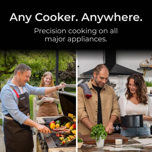 MEATER Pro XL: Wireless Smart Meat Thermometer | 4 Multi-Sensor Probes | Bluetooth & WiFi | 1000°F Heat Resistance | Certified Accuracy for BBQ, Oven, Grill, Smoker, Air Fryer, Deep Fryer, Sous Vide - Image 7
