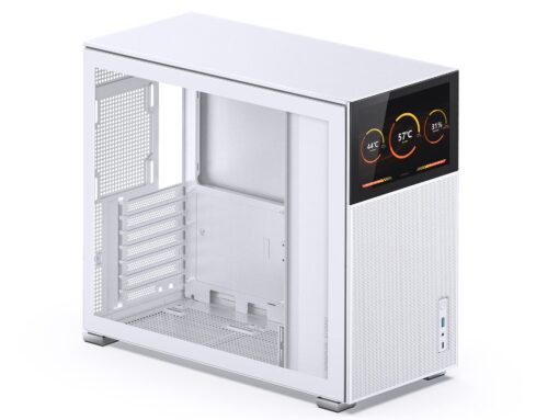 JONSBO D41 MESH SC White ATX Computer Case with Screen,ATX PC Case/Support RTX 4090(335-400mm) GPU 360/280AIO,Power A-TX/SFX: 100mm-220mm Multiple Tool-Free Design,White - Image 7