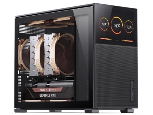 JONSBO D31 MESH SC Black Micro ATX PC Case with Screen, M-ATX/ITX Motherboard/Support RTX 4090(335-400mm) GPU 360/280AIO,Power ATX/SFX: 100mm-220mm Multiple Tool-Free Design Computer case - Image 2