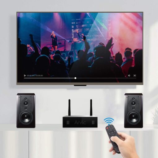 AirPlay 50W x 2 Stereo Amplifier for Home Audio Speakers - Multiroom Wireless Music Streaming with WiFi & Bluetooth - Spotify & Tidal Support | Arylic Up2stream A50+ - Image 3