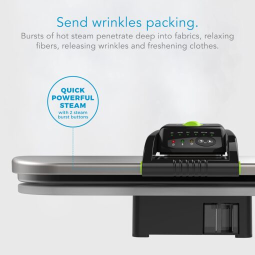 Steamfast SF-680 Digital Steam Press with Multiple Fabric Settings and Steam Burst Function,Stainless/Black, Stand - Image 2