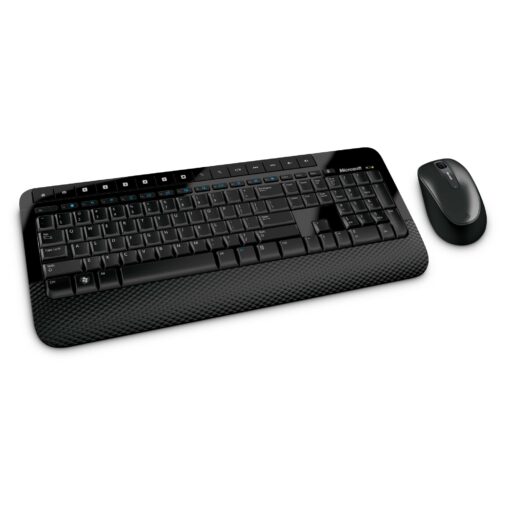 Microsoft Wireless Desktop 2000, Black - Wireless Keyboard and Mouse Combo with Comfortable Palm Rest. - Image 6