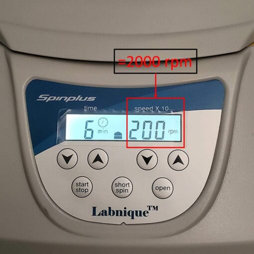 Microyn Digital Bench-top Centrifuge, 100-5000rpm (Max. 3074xg), 6x10ml/15ml - Image 7