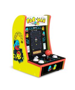 Arcade1Up PAC-Man Countercade – 3 Classic Games, Retro Game Console for Home, Portable Console with 7-inch Screen, Table-top Video Game for Game Room