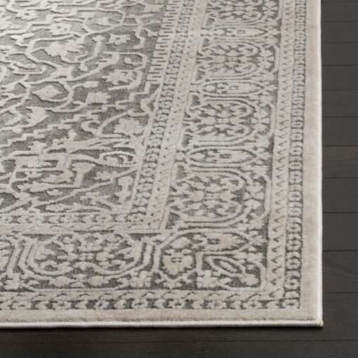 SAFAVIEH Reflection Collection Area Rug - 9' x 12', Dark Grey & Cream, Boho Tribal Distressed Design, Non-Shedding & Easy Care, Ideal for High Traffic Areas in Living Room, Bedroom (RFT670B) - Image 6