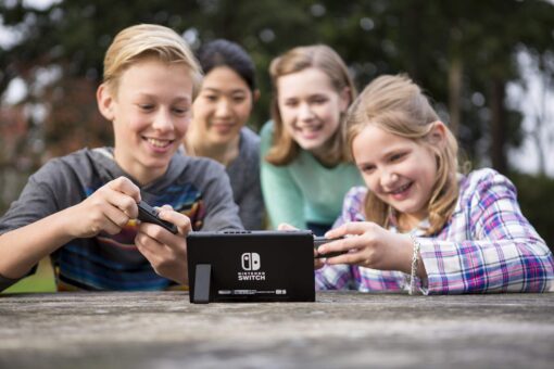 Nintendo Switch with Gray Joy‑Con - HAC-001(-01) - Image 2