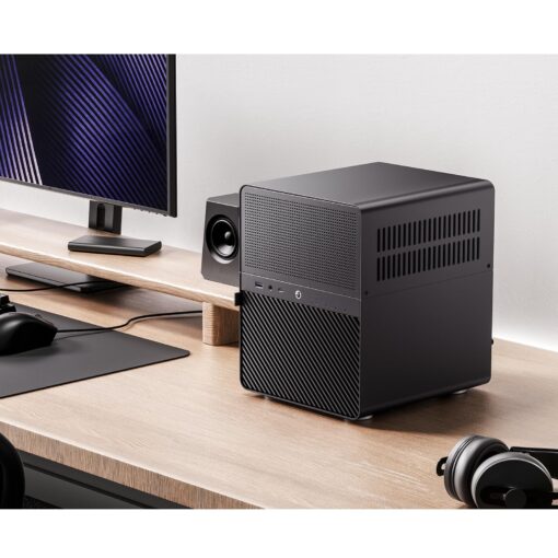 JONSBO N3 Mini-ITX NAS PC Chassis, ITX Computer Case, 8HHD+1-SSDD isk Bays NAS Mini Aluminum with Steel Plate Case, Built-in 2x10cm Fan, Power Support: SFX105mm, Support 130mm CPU Cooler - Image 8