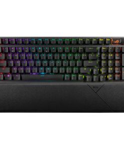 ASUS ROG Strix Scope II 96 Wireless Gaming Keyboard, Tri-Mode Connection, Dampening Foam & Switch-Dampening Pads, Hot-Swappable Pre-lubed ROG NX Snow Switches, PBT Keycaps, RGB-Black