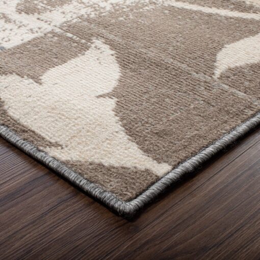 Superior Indoor Area Rug, Jute Backed, Perfect for Office, Living/Dining Room, Bedroom, Kitchen, Hallway, Entryway, Floor, Modern Floral Patchwork Decor, Pastiche Collection, 9' x 12', Ivory - Image 11