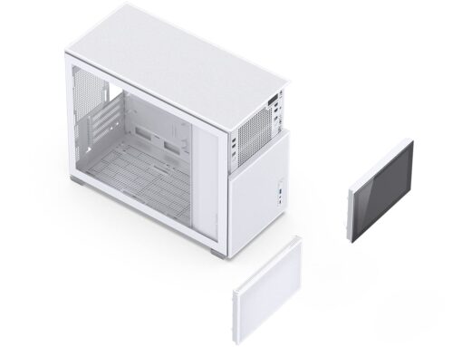 JONSBO D31 MESH SC White Micro Computer Case with Screen, M-ATX/ITX Mainboard/Support RTX 4090(335-400mm) GPU 360/280AIO,Power ATX/SFX: 100mm-220mm Multiple Tool-Free Design pc case - Image 3