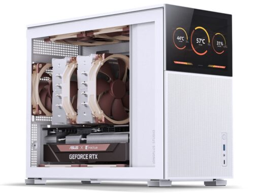 JONSBO D31 MESH SC White Micro Computer Case with Screen, M-ATX/ITX Mainboard/Support RTX 4090(335-400mm) GPU 360/280AIO,Power ATX/SFX: 100mm-220mm Multiple Tool-Free Design pc case - Image 2
