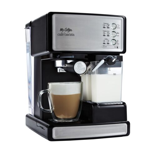 Mr. Coffee Espresso and Cappuccino Machine, Stainless Steel, Programmable Coffee Maker with Automatic Milk Frother, 15-Bar Pump, Ideal for Home Baristas - Image 6
