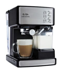 Mr. Coffee Espresso and Cappuccino Machine, Stainless Steel, Programmable Coffee Maker with Automatic Milk Frother, 15-Bar Pump, Ideal for Home Baristas